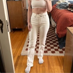 90s ultra high rise straight leg jean